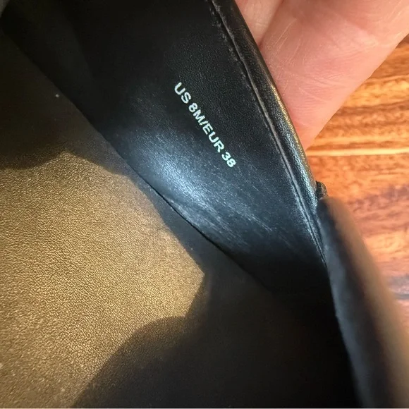 Margaux Women's Black Suede Flats Size 38.5 - Picture 3 of 5